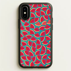 Watermelons - Fruit Patterns  - Fruit Patterns Phone Case for iPhone X / XS