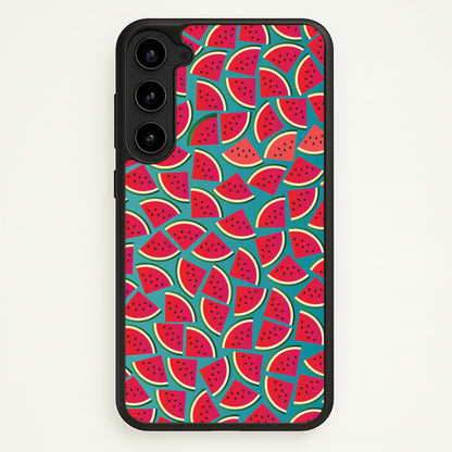 Watermelons - Fruit Patterns  - Fruit Patterns Phone Case for Galaxy S23 Plus