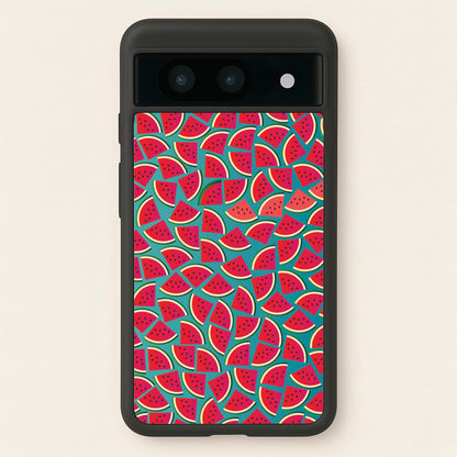 Watermelons - Fruit Patterns  - Fruit Patterns Phone Case for Google Pixel 8a