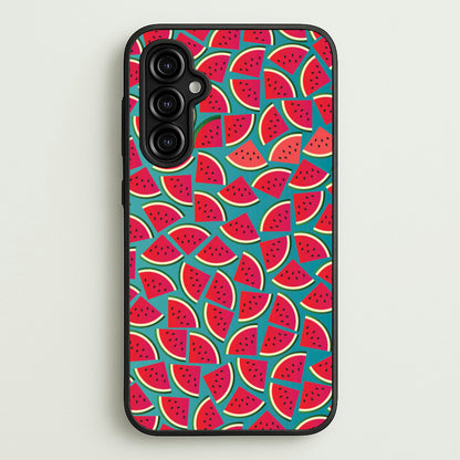 Watermelons - Fruit Patterns  - Fruit Patterns Phone Case for Galaxy A14