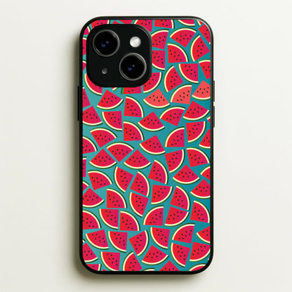 Watermelons - Fruit Patterns  - Fruit Patterns Phone Case for iPhone 15