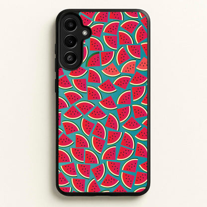Watermelons - Fruit Patterns  - Fruit Patterns Phone Case for Galaxy A34