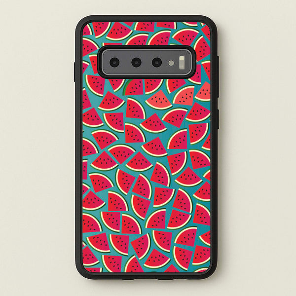 Watermelons - Fruit Patterns  - Fruit Patterns Phone Case for Galaxy S10