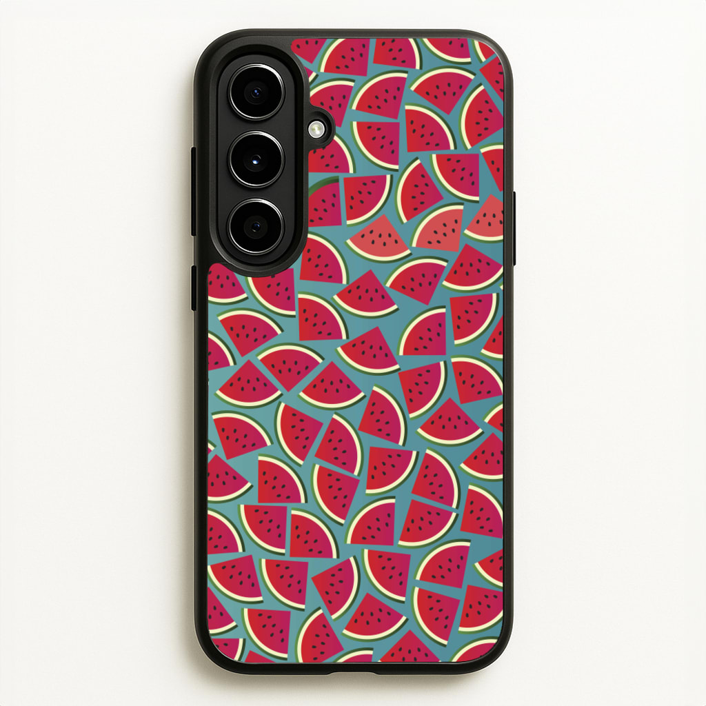Watermelons - Fruit Patterns  - Fruit Patterns Phone Case for Galaxy A56