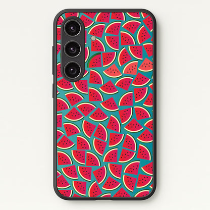 Watermelons - Fruit Patterns  - Fruit Patterns Phone Case for Galaxy S24 Plus