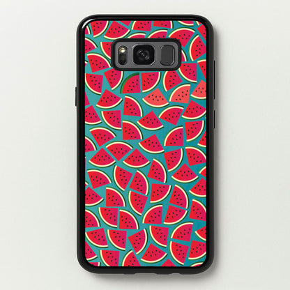 Watermelons - Fruit Patterns  - Fruit Patterns Phone Case for Galaxy S8 Plus