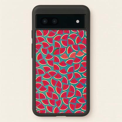 Watermelons - Fruit Patterns  - Fruit Patterns Phone Case for Google Pixel 7a