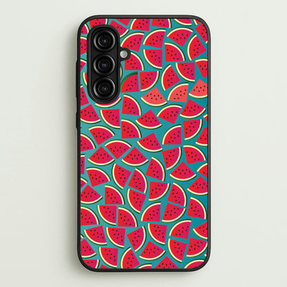 Watermelons - Fruit Patterns  - Fruit Patterns Phone Case for Galaxy A16