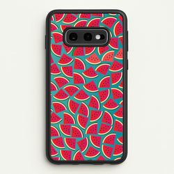 Watermelons - Fruit Patterns  - Fruit Patterns Phone Case for Galaxy S10e