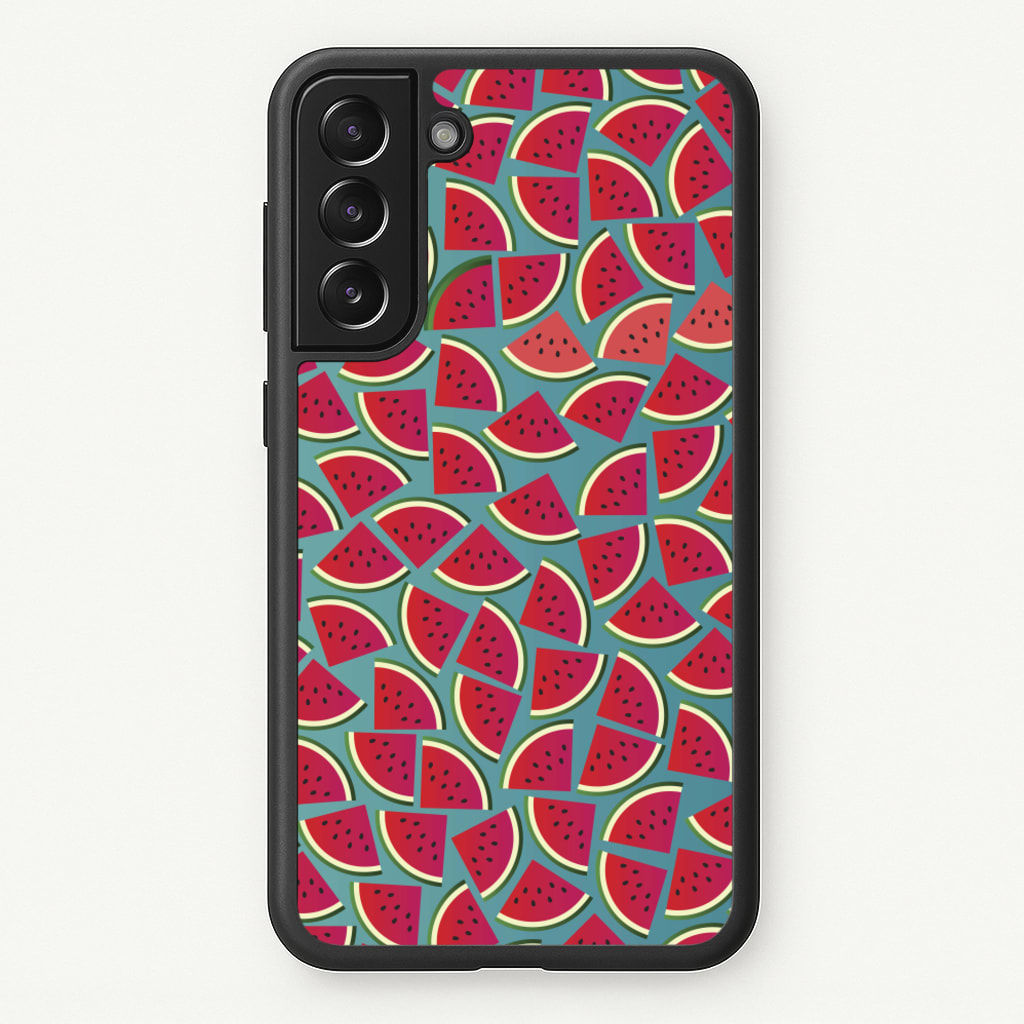 Watermelons - Fruit Patterns  - Fruit Patterns Phone Case for Galaxy S21FE