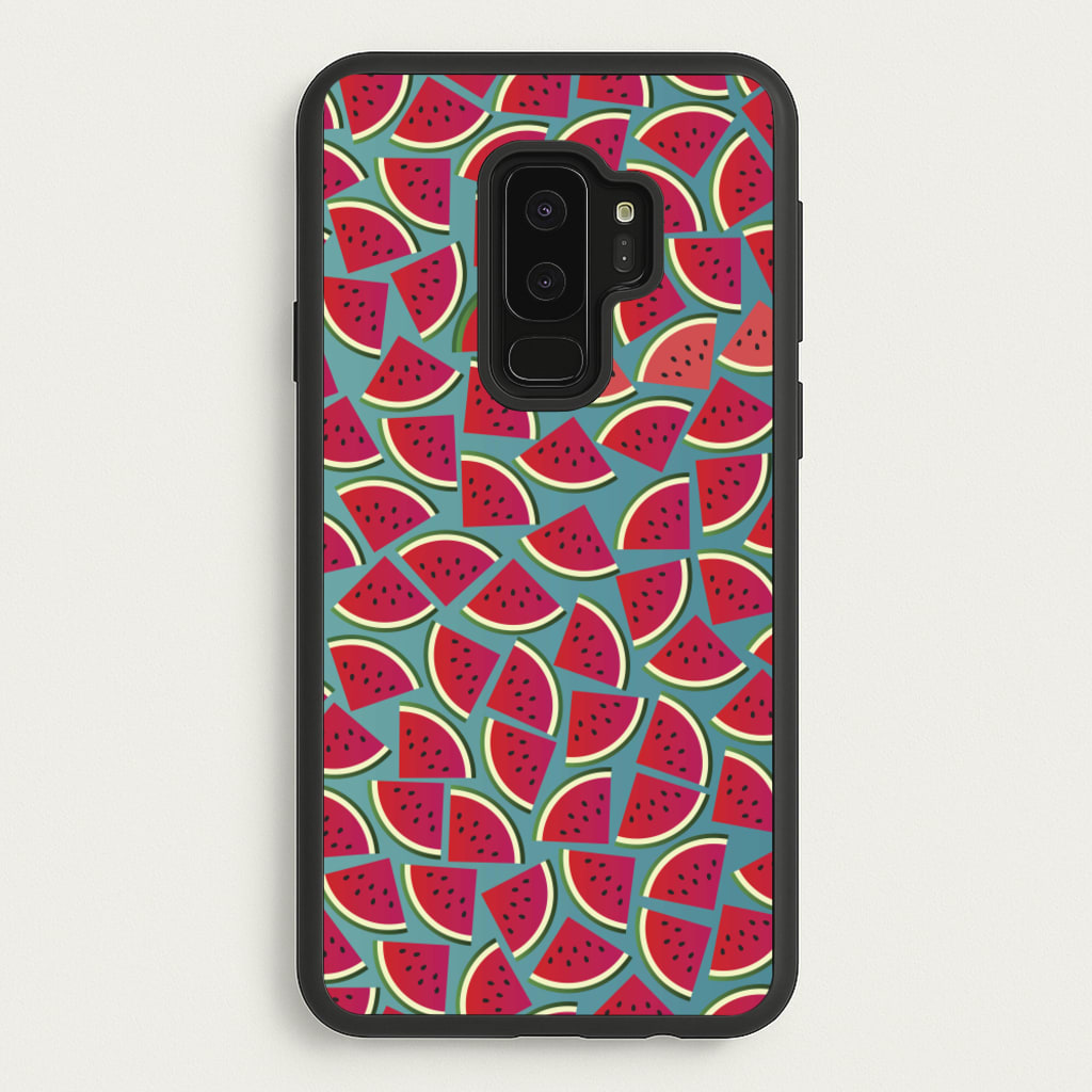 Watermelons - Fruit Patterns  - Fruit Patterns Phone Case for Galaxy S9 Plus