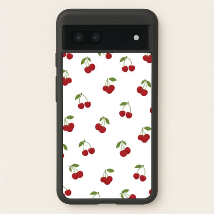 Cherries - Fruit Patterns  - Fruit Patterns Phone Case for Google Pixel 7a
