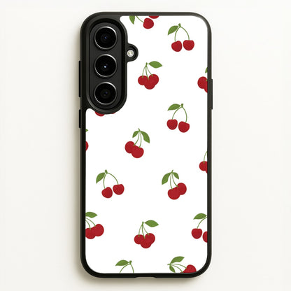 Cherries - Fruit Patterns  - Fruit Patterns Phone Case for Galaxy A56