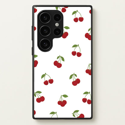 Cherries - Fruit Patterns  - Fruit Patterns Phone Case for Galaxy S24 Ultra