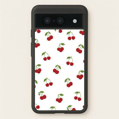 Cherries - Fruit Patterns  - Fruit Patterns Phone Case for Google Pixel 8
