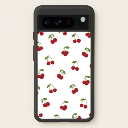 Cherries - Fruit Patterns  - Fruit Patterns Phone Case for Google Pixel 8 Pro