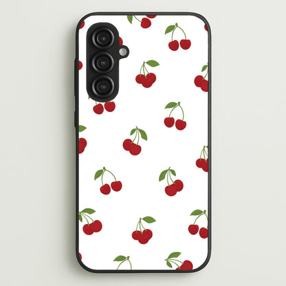 Cherries - Fruit Patterns  - Fruit Patterns Phone Case for Galaxy S23FE
