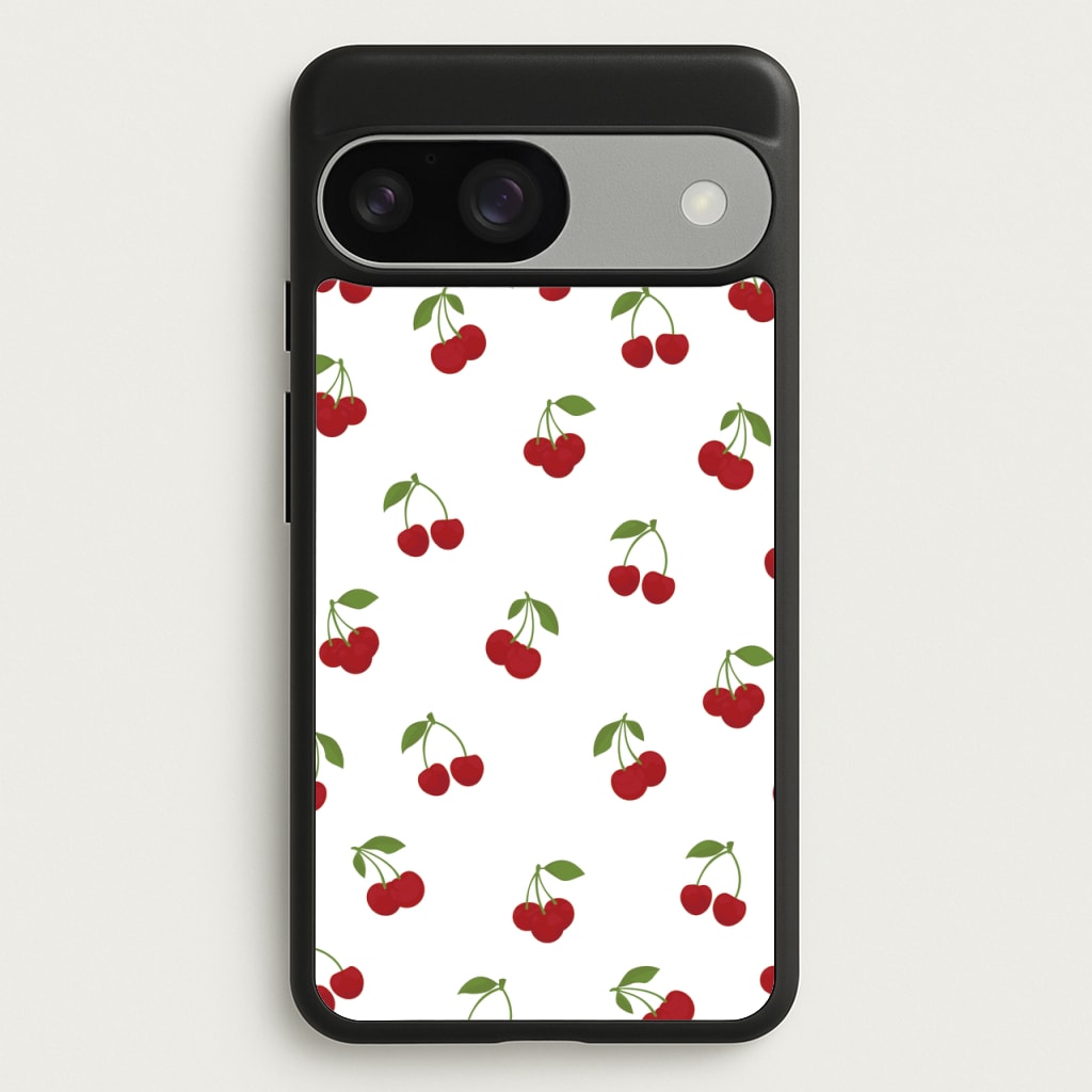 Cherries - Fruit Patterns  - Fruit Patterns Phone Case for Google Pixel 9 / 9 Pro