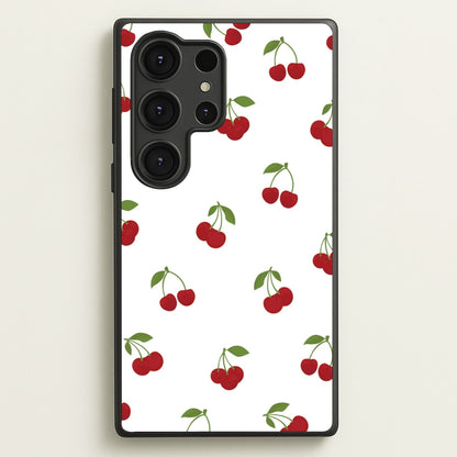 Cherries - Fruit Patterns  - Fruit Patterns Phone Case for Galaxy S25 Ultra
