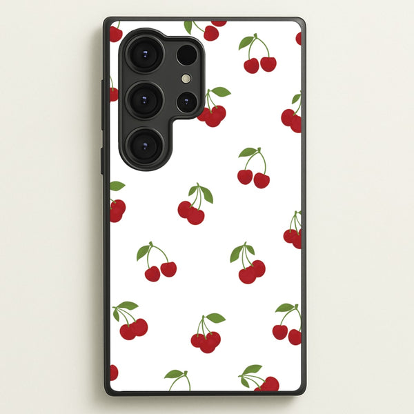 Cherries - Fruit Patterns  - Fruit Patterns Phone Case for Galaxy S25 Ultra