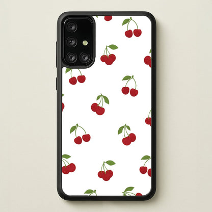 Cherries - Fruit Patterns  - Fruit Patterns Phone Case for Galaxy A71