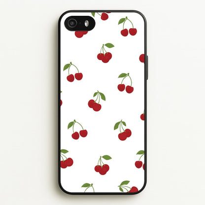 Cherries - Fruit Patterns  - Fruit Patterns Phone Case for iPhone 5 / 5s / SE 2016