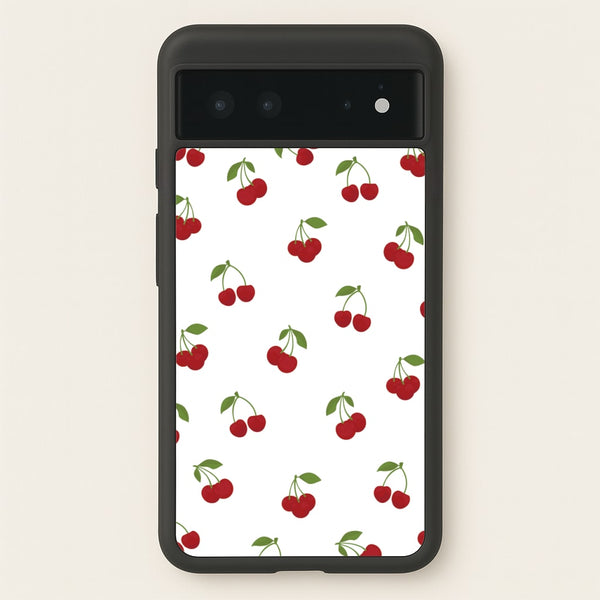 Cherries - Fruit Patterns  - Fruit Patterns Phone Case for Google Pixel 6