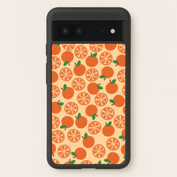 Textured Oranges Pattern  - Fruits Phone Case for Google Pixel 7