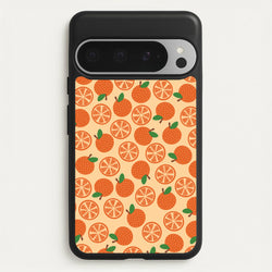 Textured Oranges Pattern  - Fruits Phone Case for Google Pixel 9 Pro XL