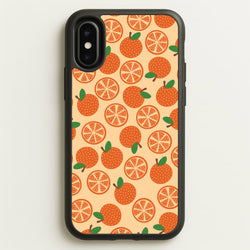 Textured Oranges Pattern  - Fruits Phone Case for iPhone X / XS