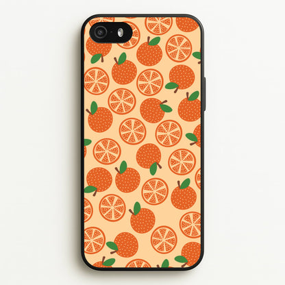Textured Oranges Pattern  - Fruits Phone Case for iPhone 5 / 5s / SE 2016