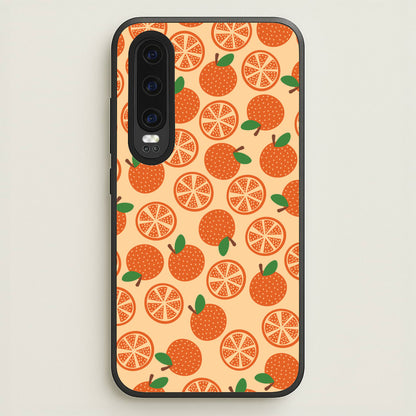 Textured Oranges Pattern  - Fruits Phone Case for Huawei P30