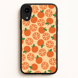 Textured Oranges Pattern  - Fruits Phone Case for iPhone XR
