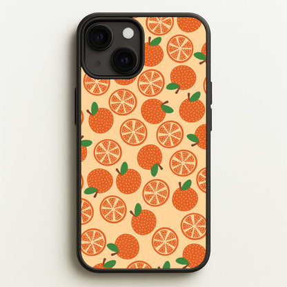 Textured Oranges Pattern  - Fruits Phone Case for iPhone 13 Mini
