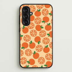 Textured Oranges Pattern  - Fruits Phone Case for Galaxy A16