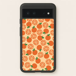 Textured Oranges Pattern  - Fruits Phone Case for Google Pixel 6