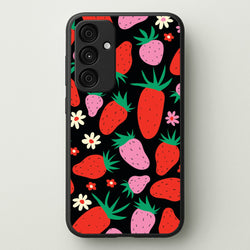 Abstract Strawberries Pattern  - Fruits Phone Case for Galaxy A15