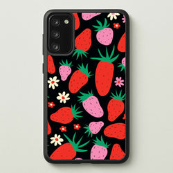 Abstract Strawberries Pattern  - Fruits Phone Case for Galaxy A41