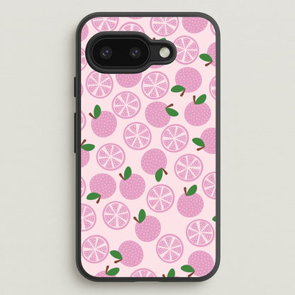 Textured Grapefruit Pattern  - Fruits Phone Case for Google Pixel 9a