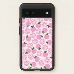 Textured Grapefruit Pattern  - Fruits Phone Case for Google Pixel 7a