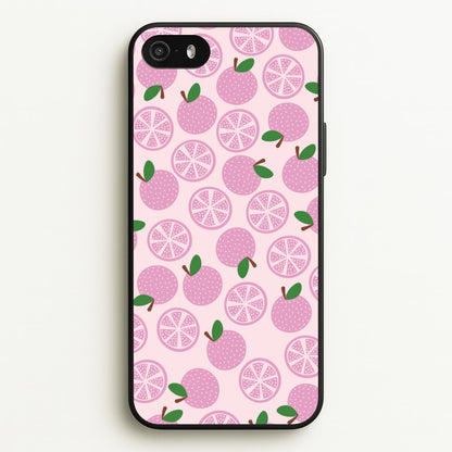 Textured Grapefruit Pattern  - Fruits Phone Case for iPhone 5 / 5s / SE 2016