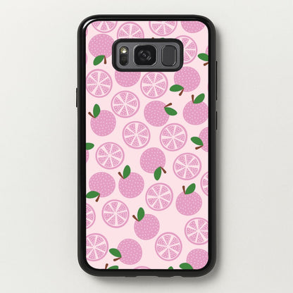 Textured Grapefruit Pattern  - Fruits Phone Case for Galaxy S8