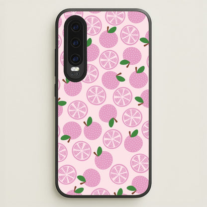 Textured Grapefruit Pattern  - Fruits Phone Case for Huawei P30