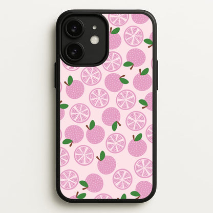Textured Grapefruit Pattern  - Fruits Phone Case for iPhone 11