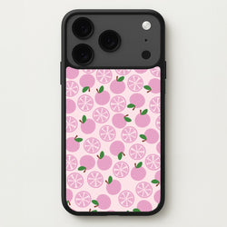 Textured Grapefruit Pattern Phone Case for iPhone 17 Pro Max