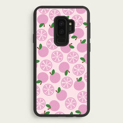 Textured Grapefruit Pattern  - Fruits Phone Case for Galaxy S9 Plus