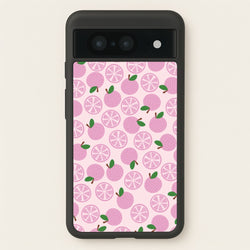 Textured Grapefruit Pattern  - Fruits Phone Case for Google Pixel 8