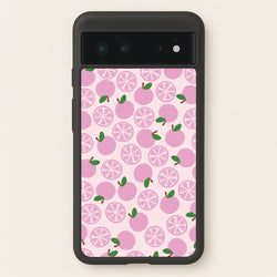 Textured Grapefruit Pattern  - Fruits Phone Case for Google Pixel 6
