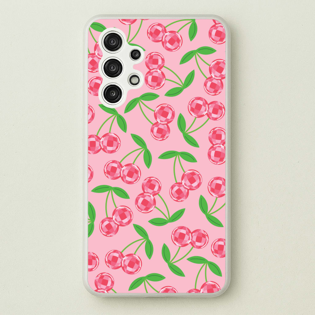 Disco Cherries Pattern  - Fruits Phone Case for Galaxy A13