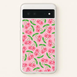 Disco Cherries Pattern  - Fruits Phone Case for Google Pixel 6